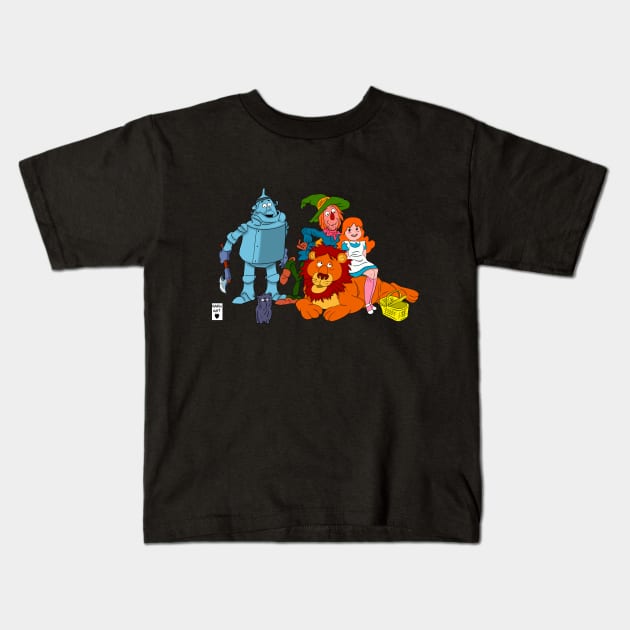 El Mago de OZ Kids T-Shirt by kakunat